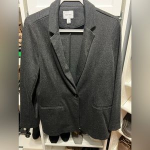 Nine West gray washed blazer. XL. Like new.